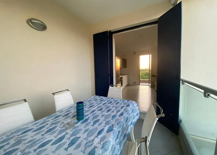 Attico Onda Blu Vista Mare - Acqua - A 150mt Dalla Lejlighed