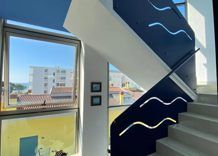 Attico Onda Blu Vista Mare - Acqua - A 150mt Dalla Lejlighed