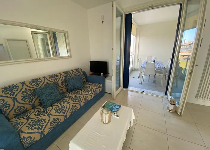 Attico Onda Blu Vista Mare - Acqua - A 150mt Dalla Lejlighed